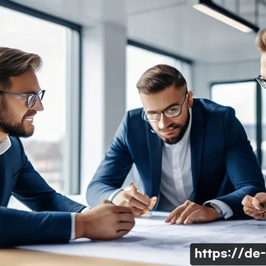 전기분야 해외 취업 성공 사례 - A professional international electrical engineering team collaborating in a modern office environmen...