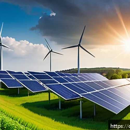 전기기사와 대체 에너지 시스템 - A modern regional energy cooperative scene in North Rhine-Westphalia, Germany, featuring a landscape...